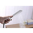 Alternate image 4 for ANZZI Yosemite 2-Handle Freestanding Clawfoot Tub Faucet with Hand Shower in Brushed Nickel