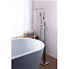 Alternate image 14 for ANZZI Yosemite 2-Handle Freestanding Clawfoot Tub Faucet with Hand Shower in Brushed Nickel