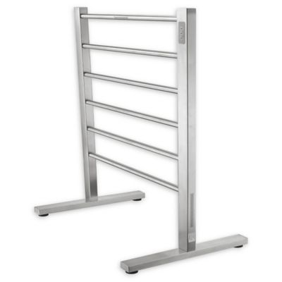 ANZZI Kiln 6 Bar Stainless Steel Free Standing Electric Towel Warmer   197625365150047p