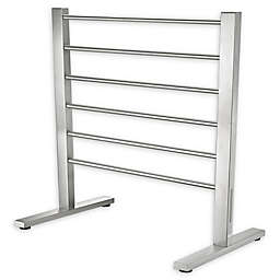 ANZZI Riposte 6-Bar Stainless Steel Free Standing Electric Towel Warmer Rack