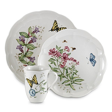Lenox&reg; Butterfly Meadow&reg; Tiger Swallowtail Dinnerware Collection. View a larger version of this product image.