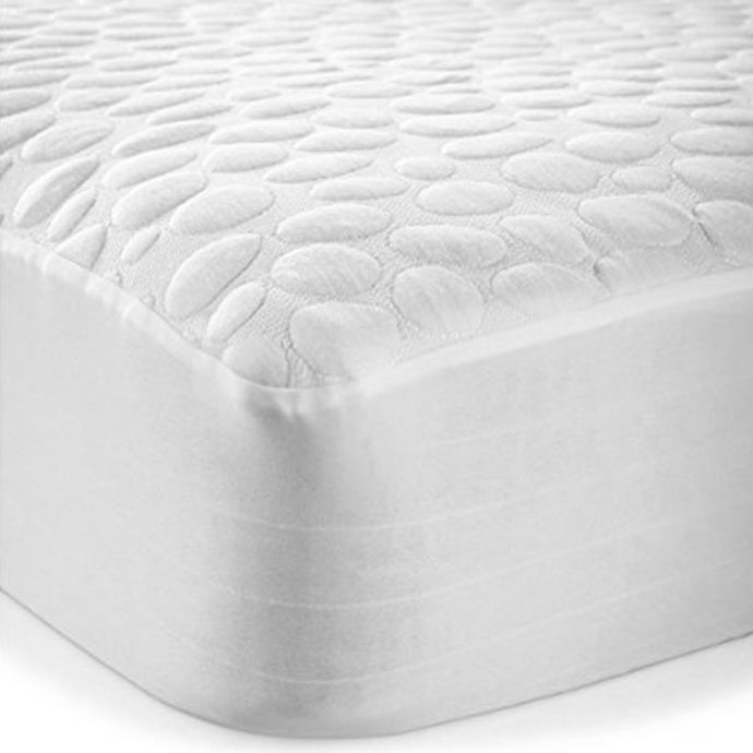 Pebbletex Cotton Mattress Protector In White Bed Bath Beyond