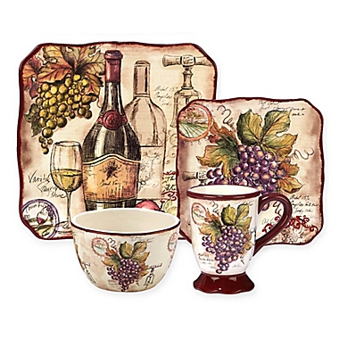 Certified International Vintners Journal by Tre Sorelle Studios Dinnerware Collection. View a larger version of this product image.