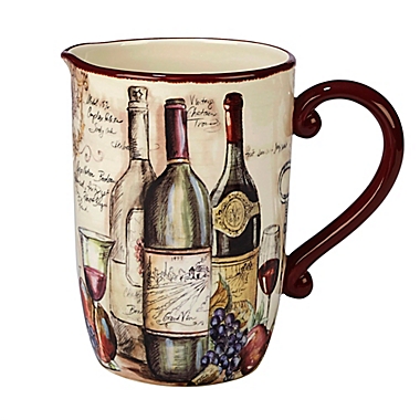 Certified International Vintners Journal by Tre Sorelle Studios Pitcher. View a larger version of this product image.