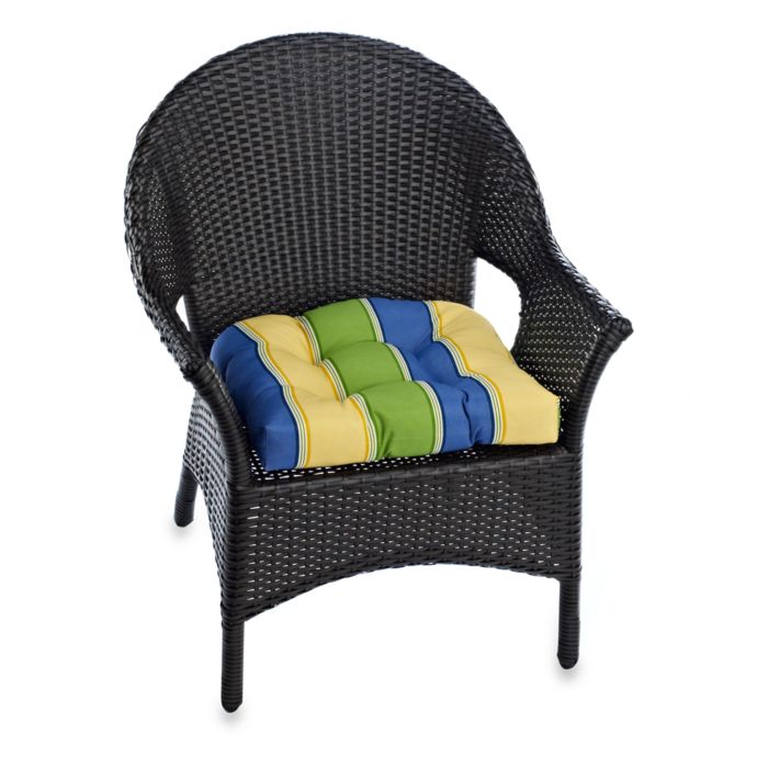 Single U Shaped Seat Cushion Napa Stripe Summer Bed Bath Beyond