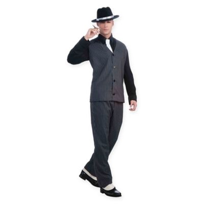 Adult Gangster Pinstriped Halloween Costume