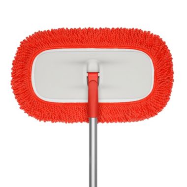 OXO Good Grips&reg; Microfiber Floor Duster Replacement Pad in Red. View a larger version of this product image.