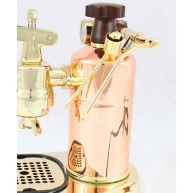LaPavoni&reg; Espresso Maker with Automatic Cappucinno Attachment in Copper. View a larger version of this product image.