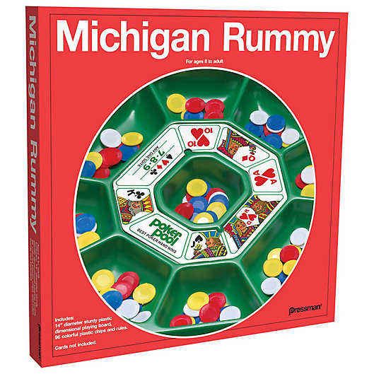 Alternate image 1 for Pressman Toy Michigan Rummy Game