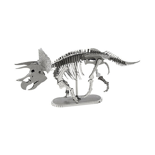 Alternate image 1 for Fascinations Metal Earth Triceratops 3D Metal Model Kit
