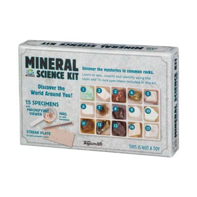 geo mysteries mineral science kit