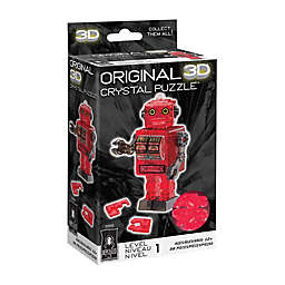 BePuzzled 39-Piece Red Tin Robot 3D Crystal Puzzle