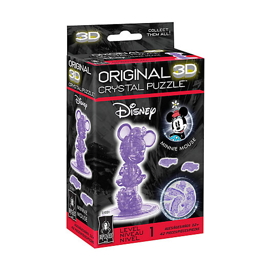 Alternate image 1 for BePuzzled 42-Piece Disney Minnie Mouse 2nd Edition 3D Crystal Puzzle