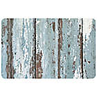 Alternate image 0 for FoFlor Rustic Painted Floor 23&quot; x 36&quot; Kitchen Mat in Aqua/Brown