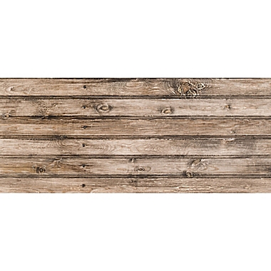 FoFlor Classic Wood Plank Kitchen Mat in Brown. View a larger version of this product image.