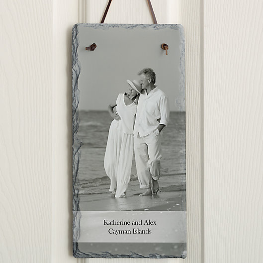Alternate image 1 for Photo Sentiments 5.5-Inch x 11.5-Inch Vertical Slate Sign