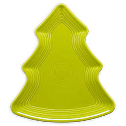 Fiesta® Christmas Tree-Shaped Plate in Turquoise