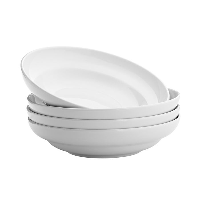 Over and Back® Dine Meal Bowls in White (Set of 4) Bed Bath and