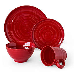 Over and Back® Centric 16-Piece Dinnerware Set in Red