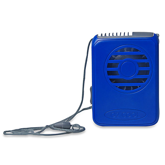 O2Cool Deluxe Necklace speed Battery Personal Fan Blue for sale online