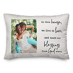 House of Blessings Indoor/Outdoor Oblong Throw Pillow