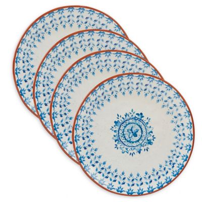 Certified International Porto&reg; by Tre Sorelle Studios Dinner Plates in Blue (Set of 4)
