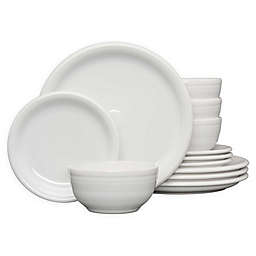 Fiesta® 12-Piece Bistro Dinnerware Set in White