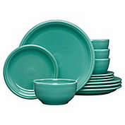 Fiesta&reg; 12-Piece Bistro Dinnerware Set in Turquoise