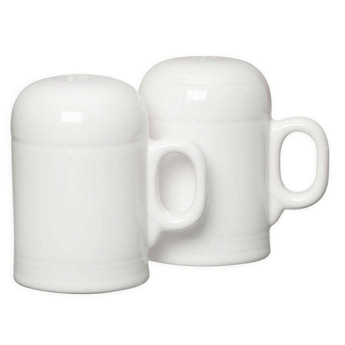 Fiesta® Range Top Salt and Pepper Shakers in White Bed