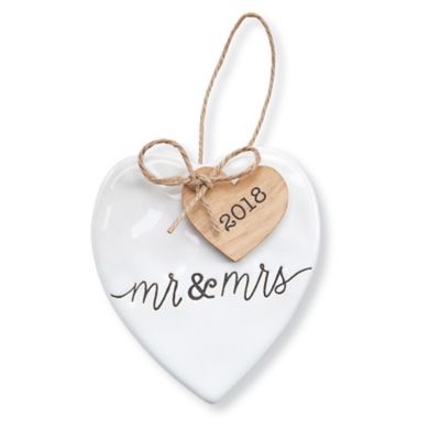 mr and mrs christmas ornament