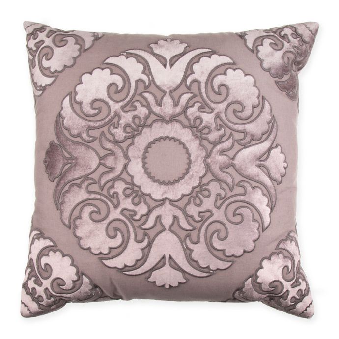 Wamsutta Vintage Textured Jacquard Damask Square Throw Pillow In