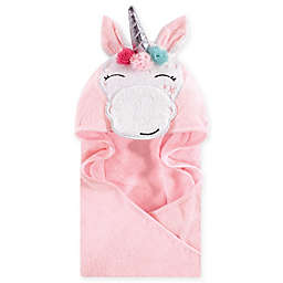 Hudson Baby® Whimsical Unicorn Hooded Towel in White