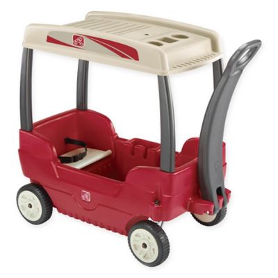 red wagon with canopy