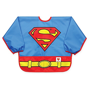 Bumkins&reg; DC Comics&trade; Superman Multicolor Sleeve Bib. View a larger version of this product image.
