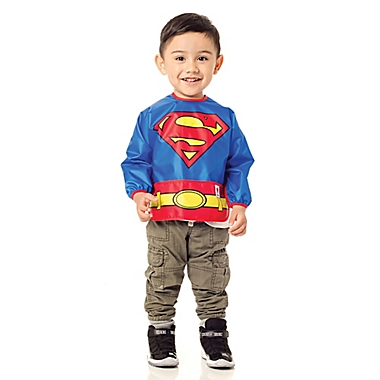 Bumkins&reg; DC Comics&trade; Superman Multicolor Sleeve Bib. View a larger version of this product image.