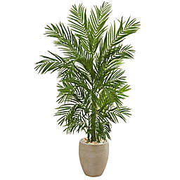Nearly Natural 5-Foot Artificial Areca Palm Tree in Planter