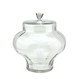 14.5-Inch Segmented Glass Jar with Lid