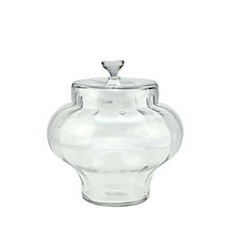 11-Inch Segmented Glass Jar with Lid