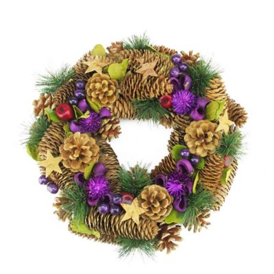 13-Inch Artificial Decorative Christmas Wreath