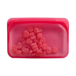 Stasher 12 oz. Silicone Reusable Snack Bag in Raspberry