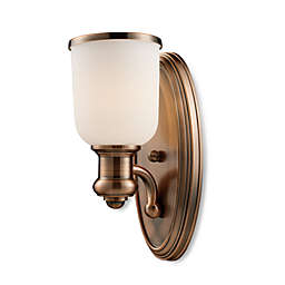 ELK Lighting Brooksdale 1-Light Sconce in Antique Copper