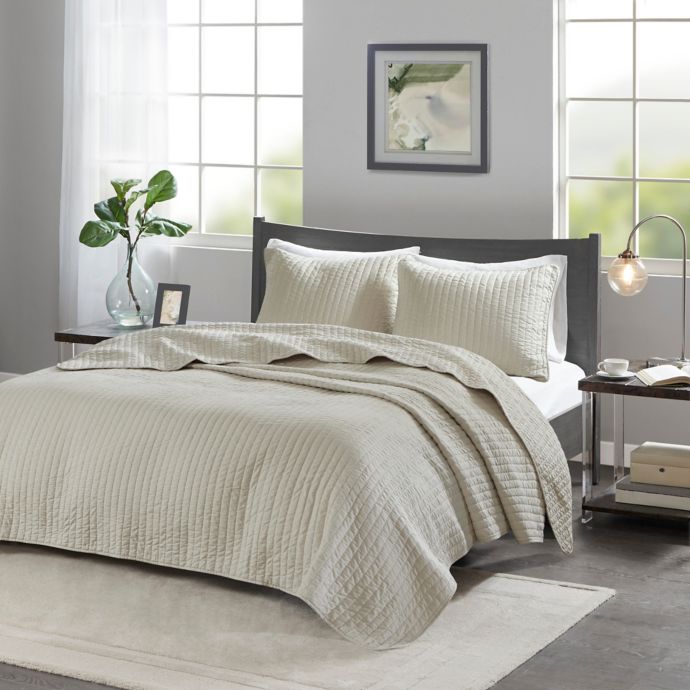 Madison Park Keaton 3 Piece Coverlet Set Bed Bath Beyond