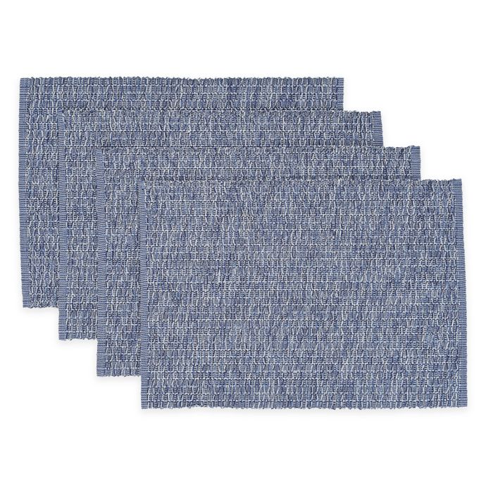Casual Twist Rib Placemats (Set of 4) Bed Bath and Beyond Canada
