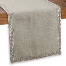 Linen Lace Table Runners In All Colors Bed Bath And