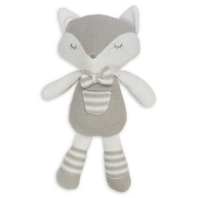 gray fox stuffed animal