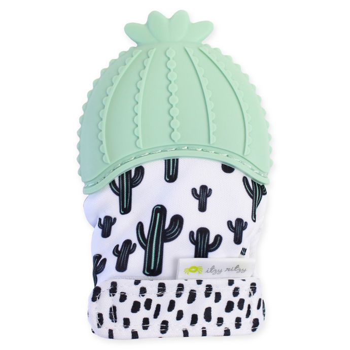 cactus teething mitt