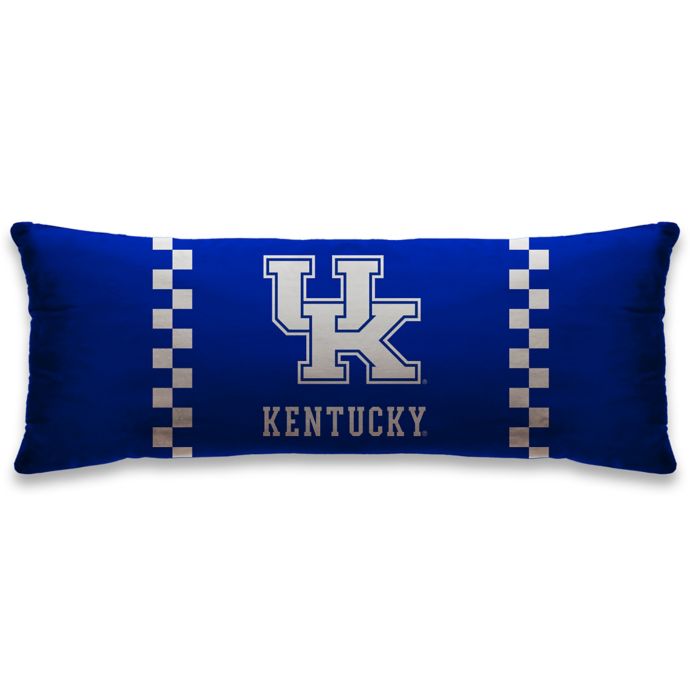 University Of Kentucky 20 Inch X 48 Inch Logo Body Pillow Bed