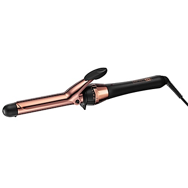 Infiniti Pro by Conair&reg; Rose Gold Titanium Curling Iron in Black/Rose Gold. View a larger version of this product image.