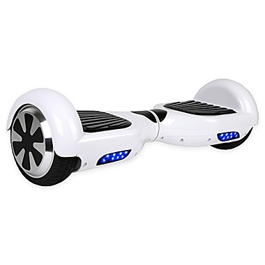 Prime R6 Hoverboard in White/Black. View a larger version of this product image.
