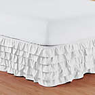 Alternate image 0 for Elegant Comfort Multi-Ruffle Queen Bed Skirt in White